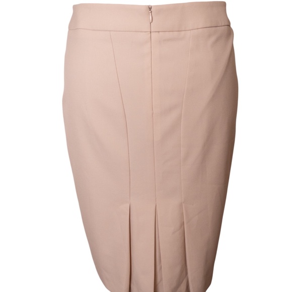 TRISTAN beige mini business skirt - Picture 3 of 4